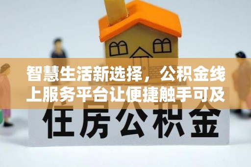 于田智慧生活新选择，公积金线上服务平台让便捷触手可及